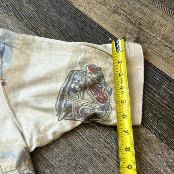 Vintage 🐾Big Dog Hawaiian Polo Shirt XL All Over Print - Picture 9 of 9